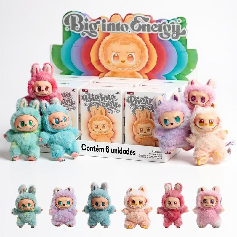 6 Labubus Em Kit Surpresa Com Cores Variadas E Fofas - Toys 2u
